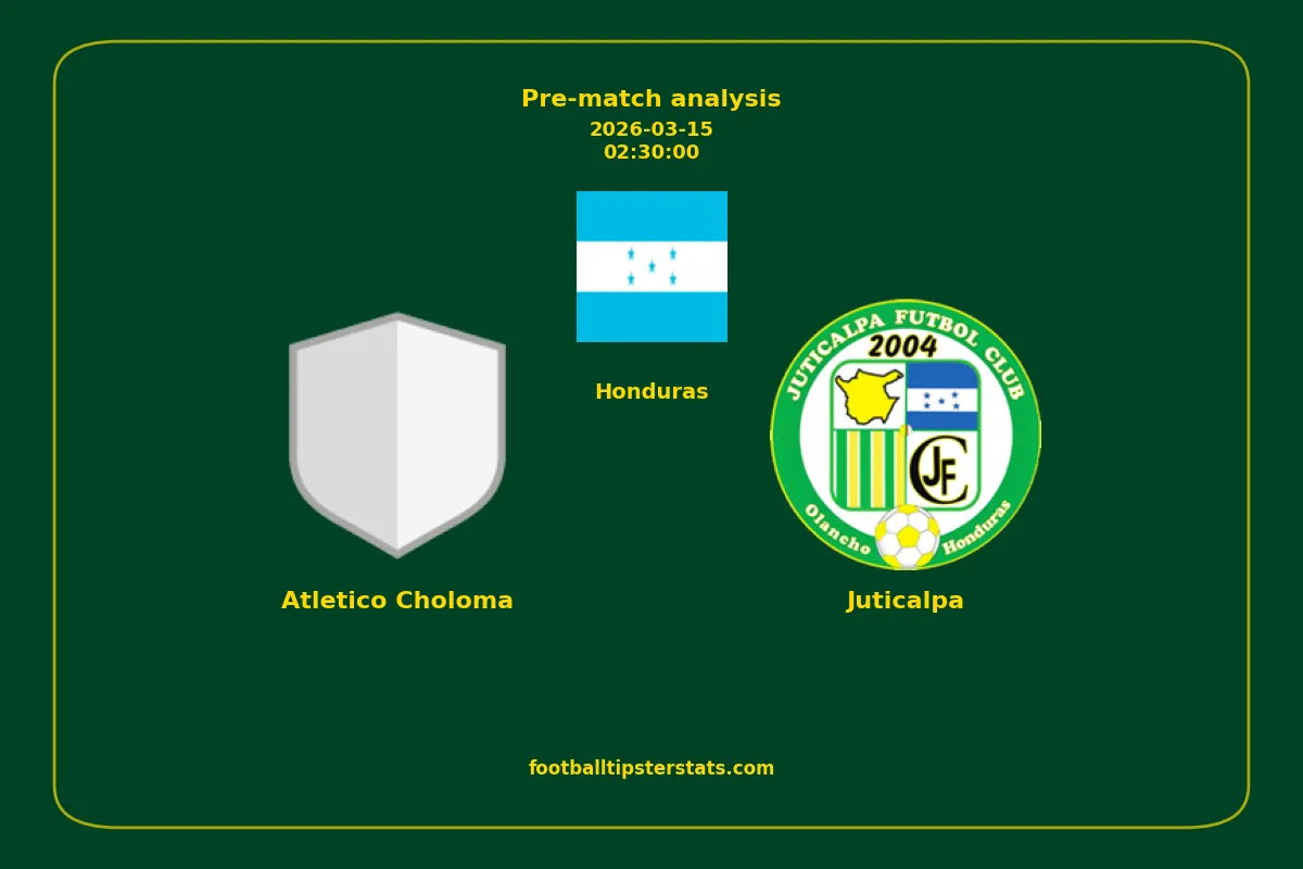 Pre-match analysis: Atletico Choloma vs Juticalpa on 2026-03-15